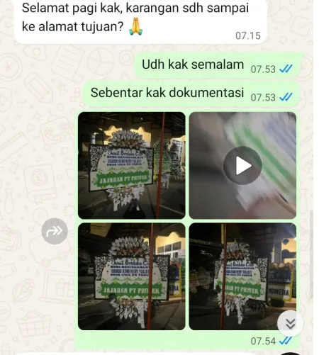 Pengiriman Papan Bunga Selamat Sukasari