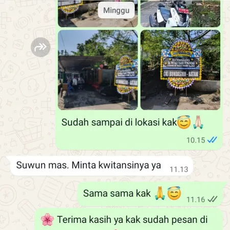 Pengiriman Papan Bunga Duka Sukasari