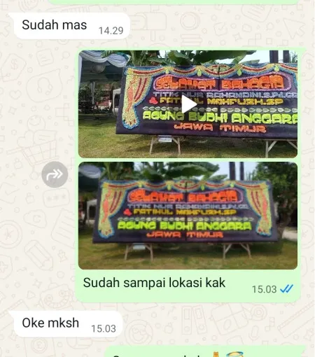 Pengiriman Papan Bunga Sukasari